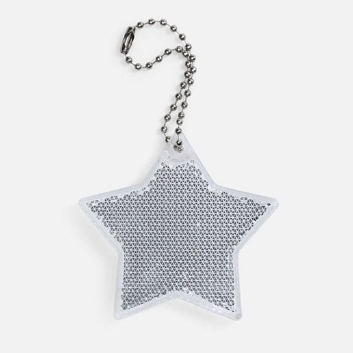 Пешеходный светоотражатель с цепочкой Звезда