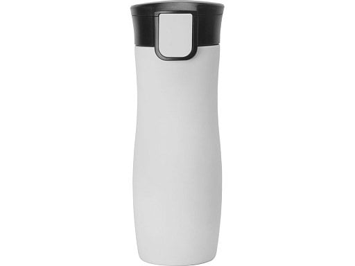 Вакуумная термокружка с кнопкой Streamline, Waterline, soft-touch, тубус