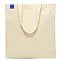 Сумка для покупок IVORY 325 г/м2 с PU нашивкой