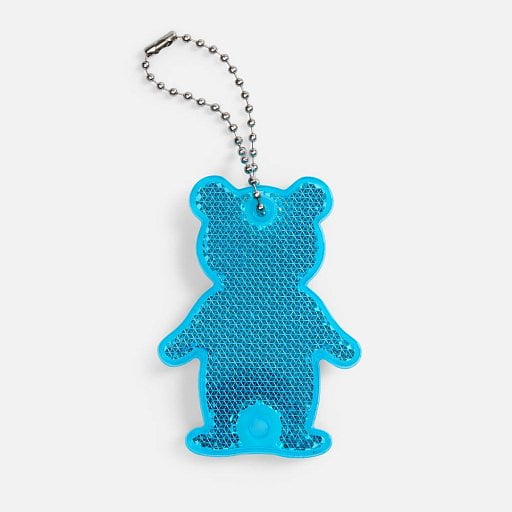 Пешеходный светоотражатель с цепочкой Мишка