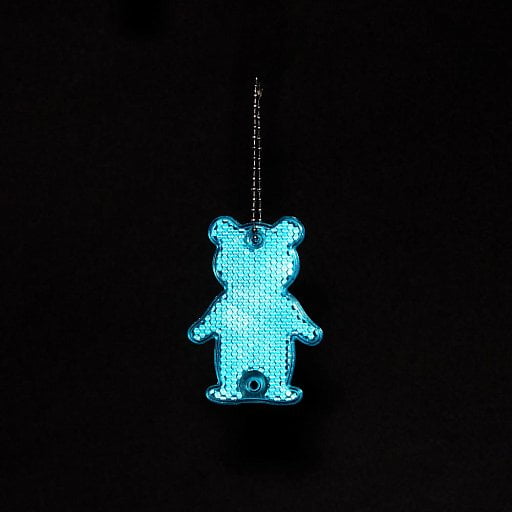 Пешеходный светоотражатель с цепочкой Мишка