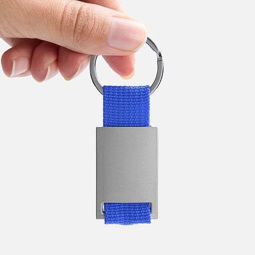 Брелок Inlet с тканевой вставкой