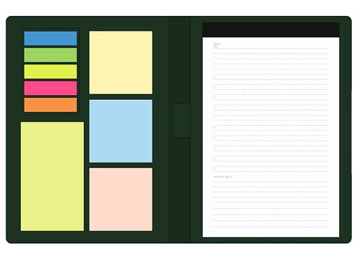 Блокнот А5 Tasmania, в твердой обложке со стикерами в линейку