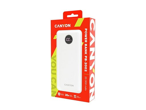 Портативный аккумулятор Canyon PB-2002 (CNE-CPB2002W)
