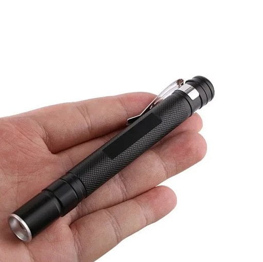 Фонарь Tools Dinan, алюминиевый, с клипсой