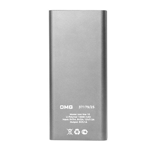 Универсальный аккумулятор OMG Iron line 10 (10000 мАч)