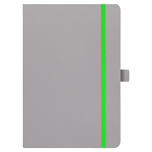 Блокнот Alfa Polo Line А5 в линейку матовый, в твердой обложке с резинкой и петлей для ручки