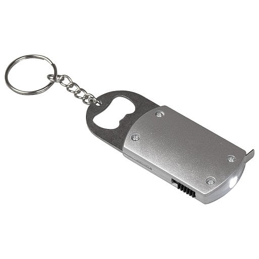 Брелок-открывашка с фонариком и рулеткой, 1 м, Tools Opener