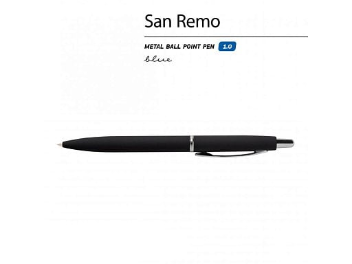 Ручка металлическая шариковая San Remo, 1,0мм
