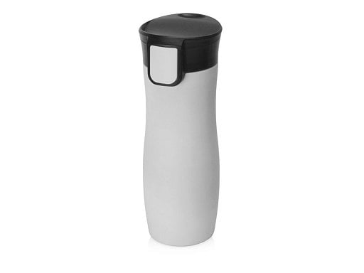 Вакуумная термокружка с кнопкой Streamline, Waterline, soft-touch, тубус