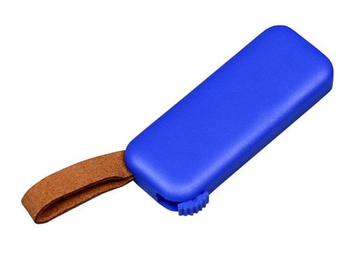 USB-флешка промо на 32 Гб прямоугольной формы, выдвижной механизм
