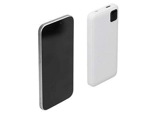 Внешний аккумулятор со встроенными кабелями Фрэйм, 10000мач