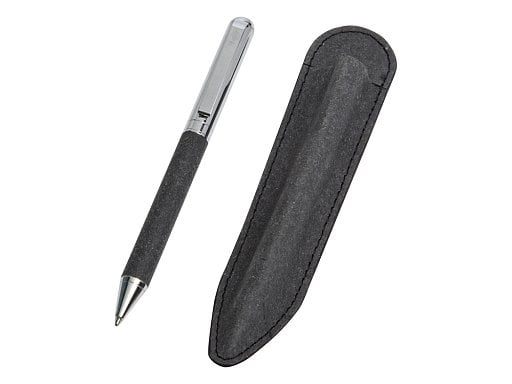 Шариковая ручка из переработанной стали и переработанной кожи Venera