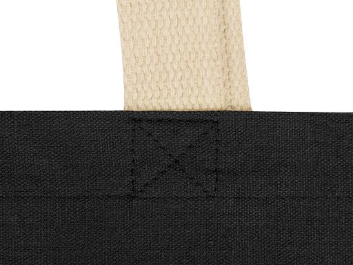 Сумка для шопинга Steady хлопковая с парусиновыми ручками, 260 г/м2