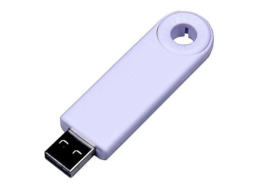 USB-флешка промо 2.0 прямоугольной формы, выдвижной механизм