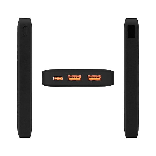 Внешний аккумулятор (powerbank) WeCharge Soft Touch, 10 000 mAH, Power Delivery (PD) 25.5W, c цифровым дисплеем для контроля заряда