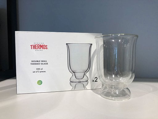 Набор стаканов из двойного стекла THERMOS, 300мл