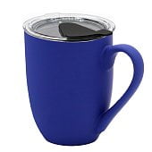 Кружка с крышкой Velvet Duo, софт тач