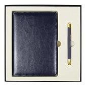Набор подарочный Solution Duo (ежедневник City Nebraska, ручка Legend Soft Touch Mirror Gold)