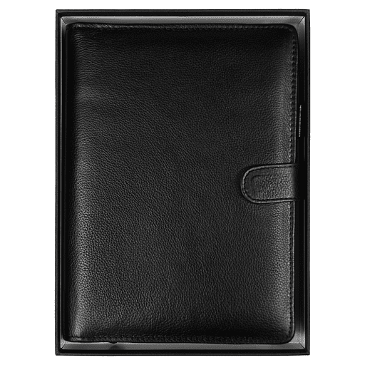 Ежедневник в суперобложке Country Leather Sky A5+, недатированный, с магнитным клапаном, в подарочной коробке