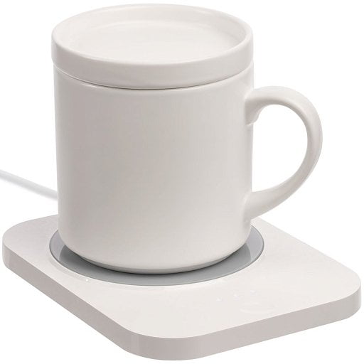 Кружка с подогревом и беспроводной зарядкой dualBase plus