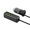 АЗУ 1 USB + 3 USB для пассажиров, QC 3.0, 7А