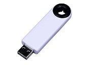 USB-флешка промо 2.0 прямоугольной формы, выдвижной механизм
