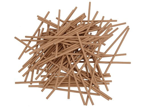 Набор крафтовых трубочек Kraft straw, 100 шт.