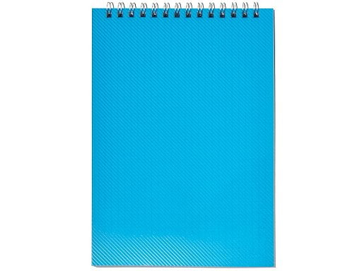 Блокнот на пружине в пластиковой обложке А5