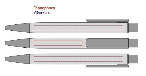 Ручка шариковая Lotte Soft Touch Gun Metall Requis
