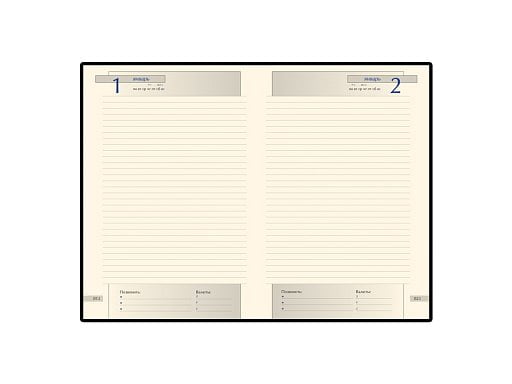 Ежедневник А5 полудатированный Imperium