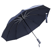 Зонт складной автоматический обратного сложения Forest Liverpool Reverse Safeclosing, диаметр 117 см, 10 панелей, с плавным закрытием, в подарочной коробке