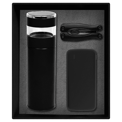 Набор подарочный Solution Prestige Trio (внешний аккумулятор, мультитул, термос)