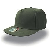 Бейсболка  SNAP FIVE  5 клиньев, плоский козырек, пластиковая застежка пвх