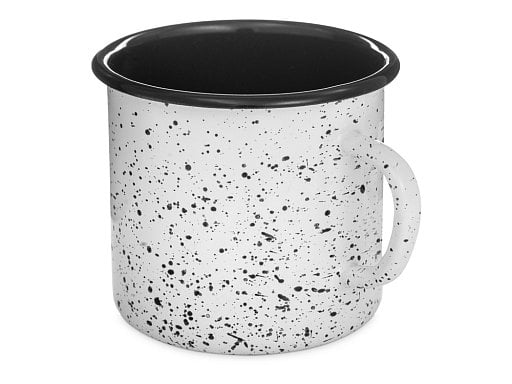 Кружка эмалированная с ободком