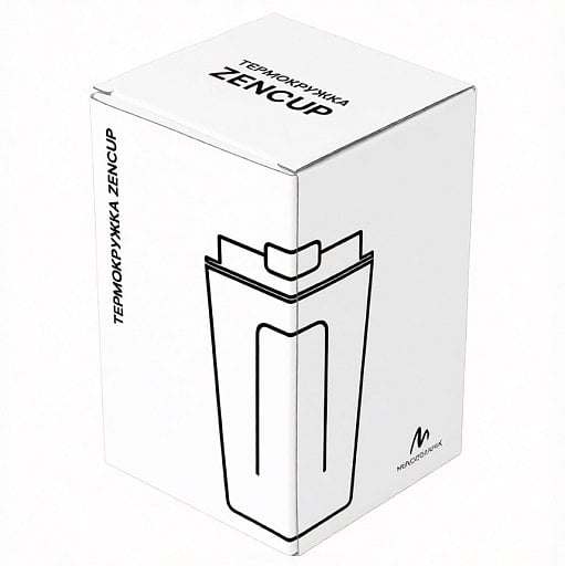 Термокружка Zencup вакуумная, стальная, 380 мл
