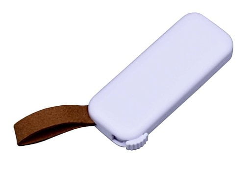 USB-флешка промо на 128 Гб прямоугольной формы, выдвижной механизм