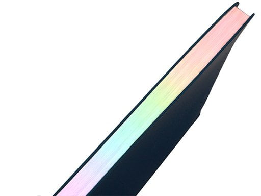 Блокнот А5 в гибкой обложке Fellini с голографическим срезом