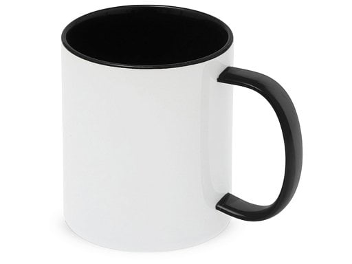 Керамическая кружка со стеклянной ручкой для сублимации Charm