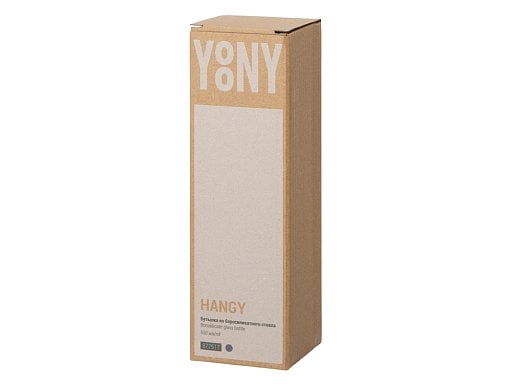 Бутылка из боросиликатного стекла Hangy, 550 мл