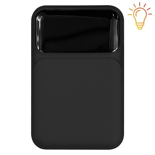 Внешний аккумулятор (powerbank) «Lumen», софт тач, 10 000 mAH