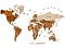 Интерьерная карта мира World