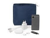 Органайзер для электроники и проводов Amalia из полиэстера 300D с подкладкой