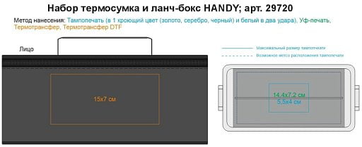 Ланч-бокс HANDY в термосумке