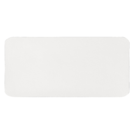 Шеврон Rectangle Cowhide размер 60*30 мм, со скругленными углами