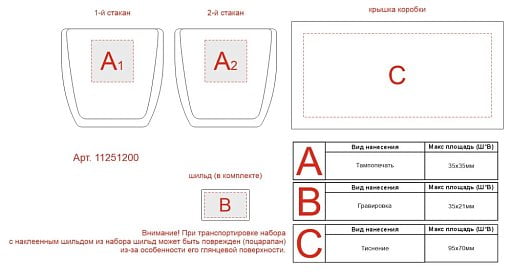 Набор для кофе для двух персон