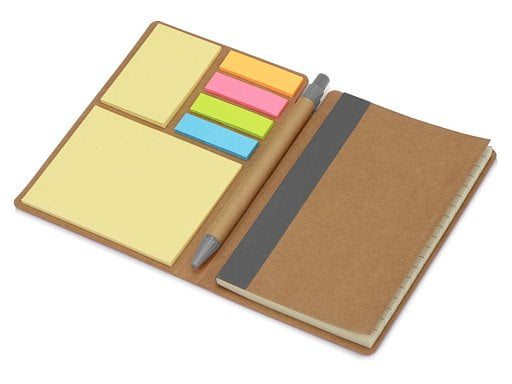 Набор стикеров «Write and stick» с ручкой и блокнотом
