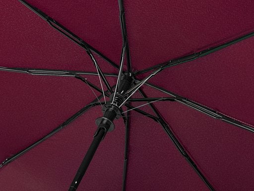 Зонт-полуавтомат Roof с куполом из переработанного пластика