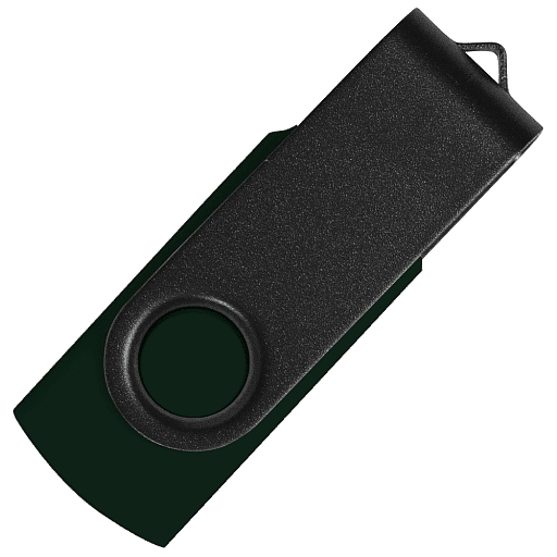Флеш накопитель USB 2.0 Twister Assembly 16GB, пластик Софт Тач/металл