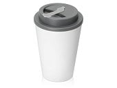 Пластиковый стакан Take away с двойными стенками и крышкой с силиконовым клапаном, 350 мл